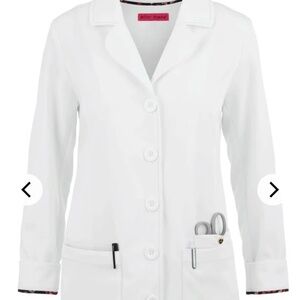 Betsey Johnson Women's 3-Pocket Lab Coat